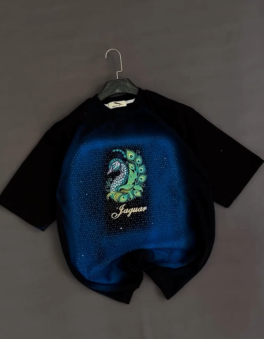 Peacock Print Top