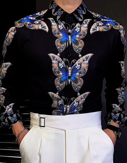 Butterfly Fitted Shirt