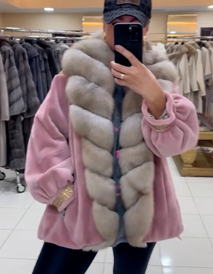 Pink Soft Fur Coat
