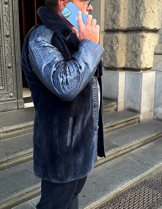 Blue Soft Comfy Coat