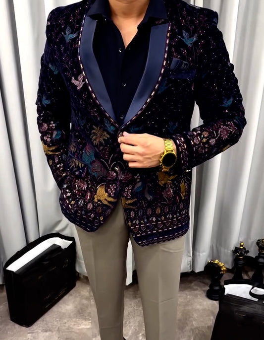 Multi-Color Slim Blazer