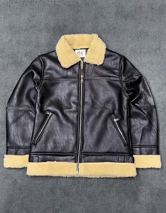 Brown Fleece-Lined Jacket