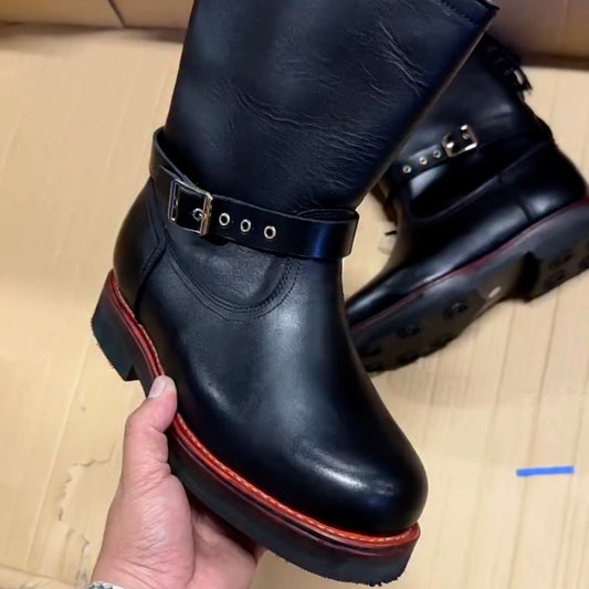 Fleece-Lined Short Boots