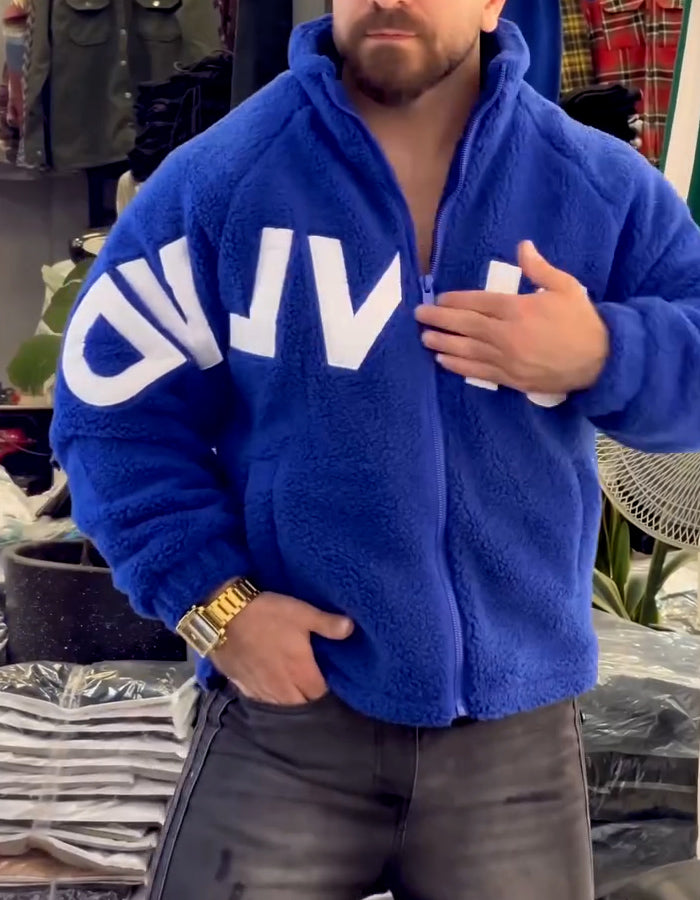 Fleece Zipper Short Coat