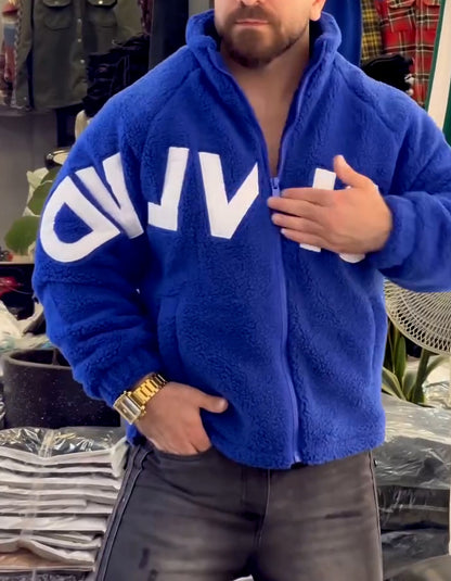 Fleece Zipper Short Coat