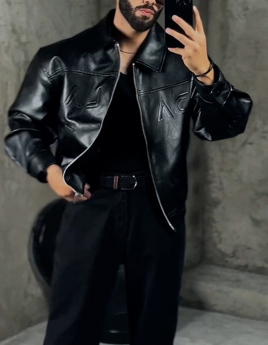 Black Loose Short Jacket
