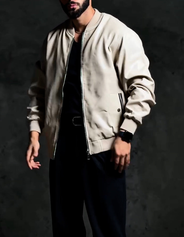 Solid Color Comfort Jacket