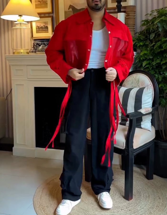 Red Tassel Short Jacket