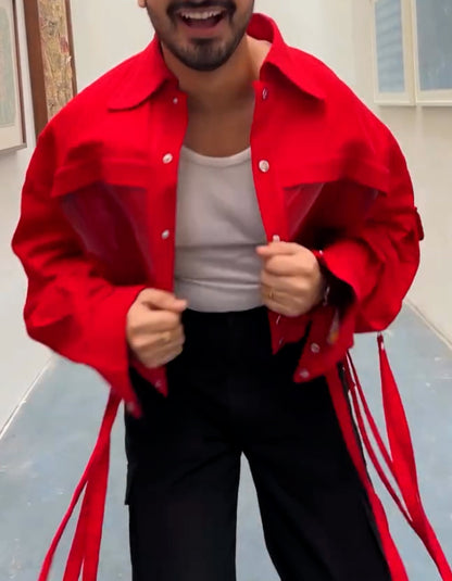 Red Tassel Short Jacket
