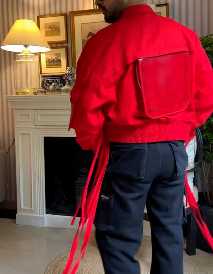 Red Tassel Short Jacket