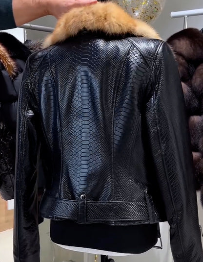 Leather Comfy Short Coat