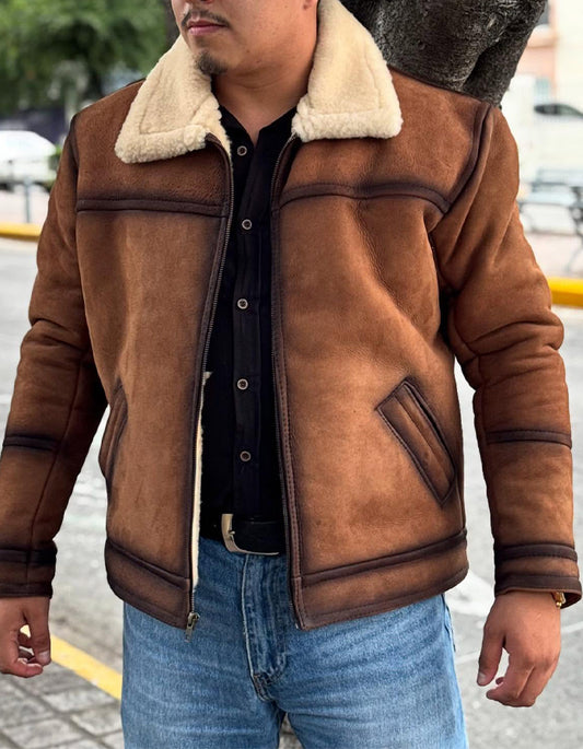 Square-Necked Warm Coat