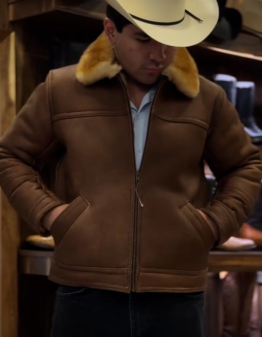 Brown Warm Zipper Coat