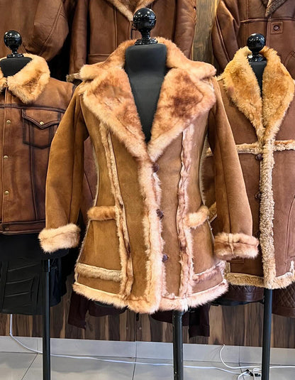 Fleece-Lined Warm Coat