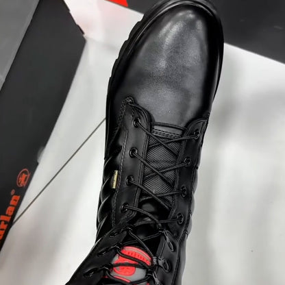 Black Leather Soft Boots