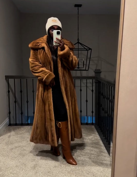 Brown Soft Long Coat