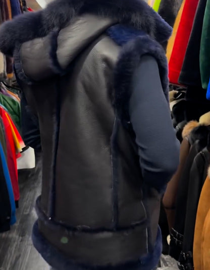Fur Sleeveless Jacket