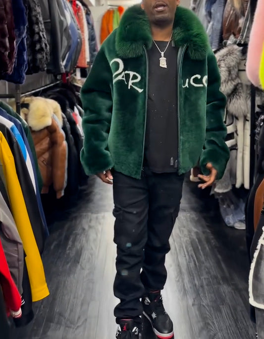 Green Hooded Comfort Coat