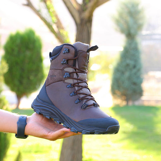 Coffee Thick-Sole Soft Boots