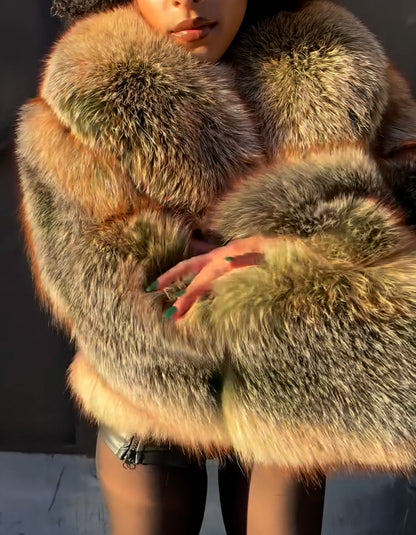 Warm Fur Casual Coat