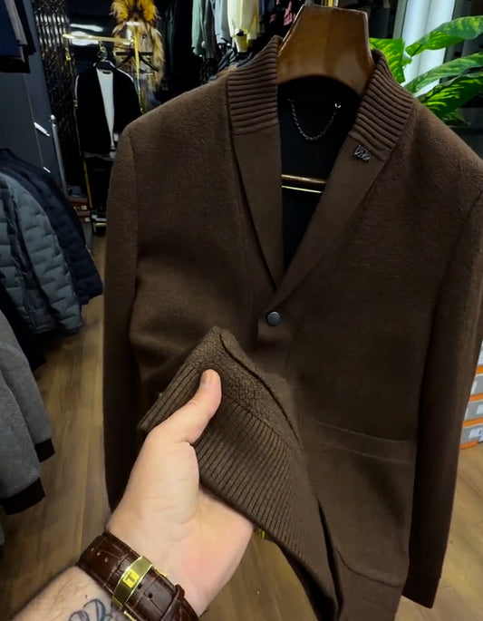 Brown Stretch Jacket