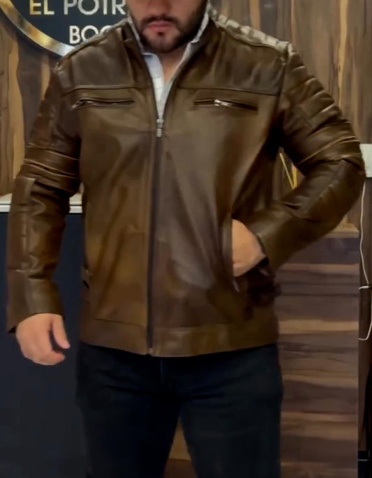 Brown Fitted Jacket