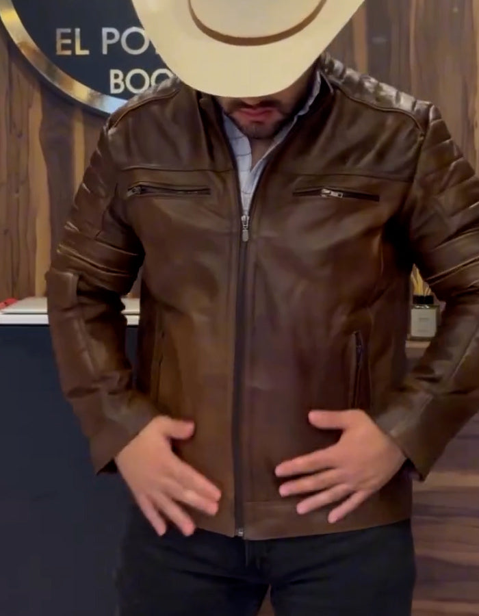 Brown Fitted Jacket