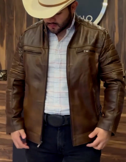 Brown Fitted Jacket