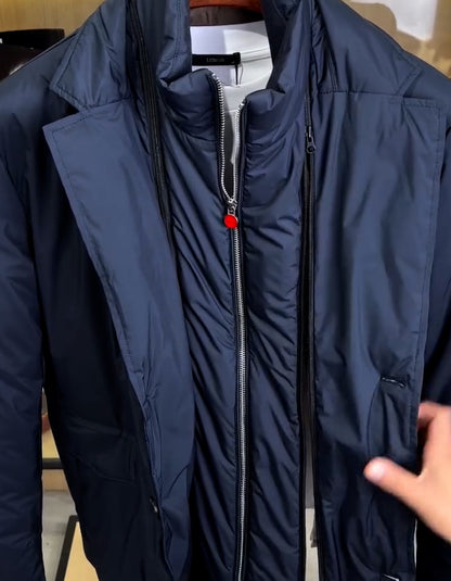 Blue Warm Zipper Jacket