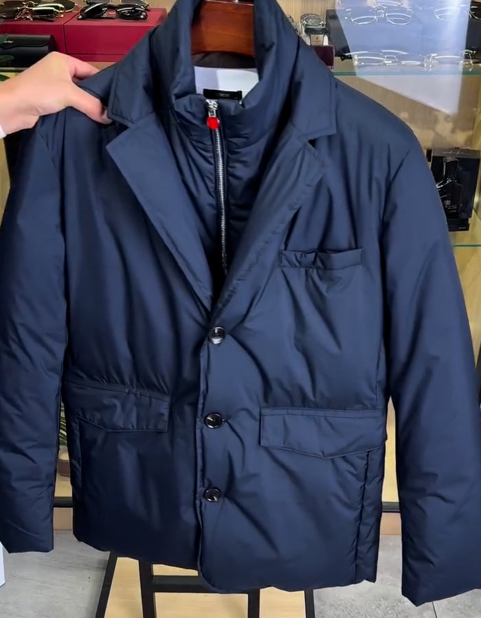 Blue Warm Zipper Jacket