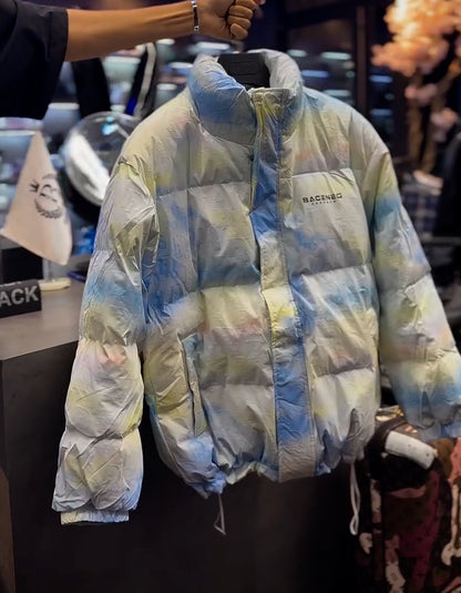 Mixed-Color Loose Jacket