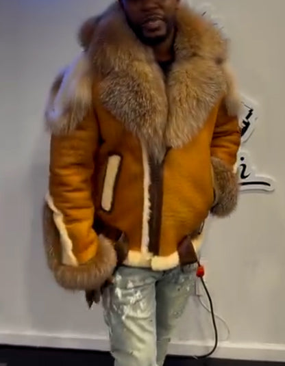 Brown Fur Comfort Coat