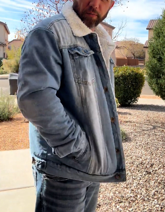 Denim Fleece-Lined Jacket