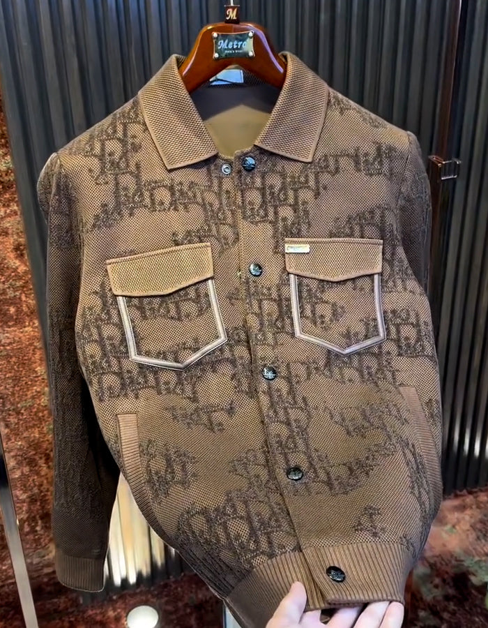 Knit Casual Button Jacket