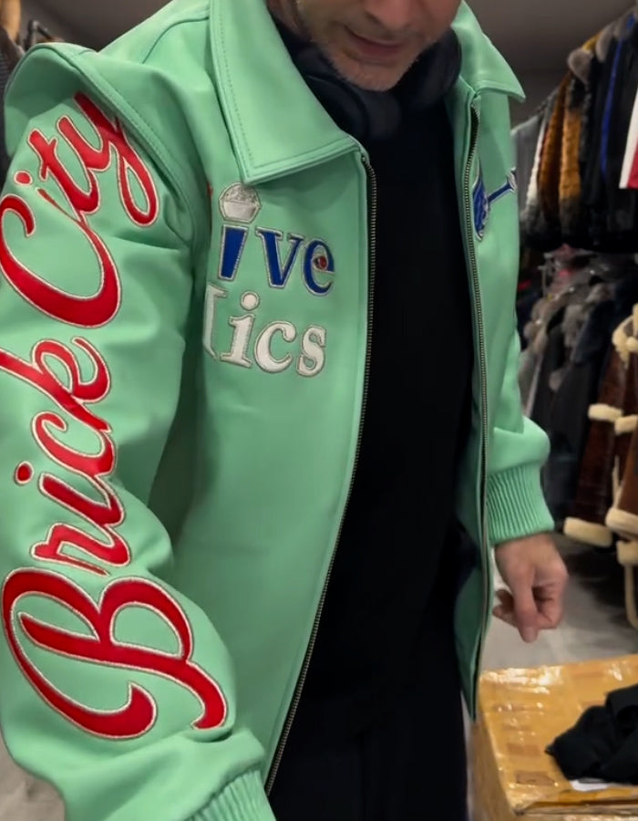 Green Bright Casual Jacket