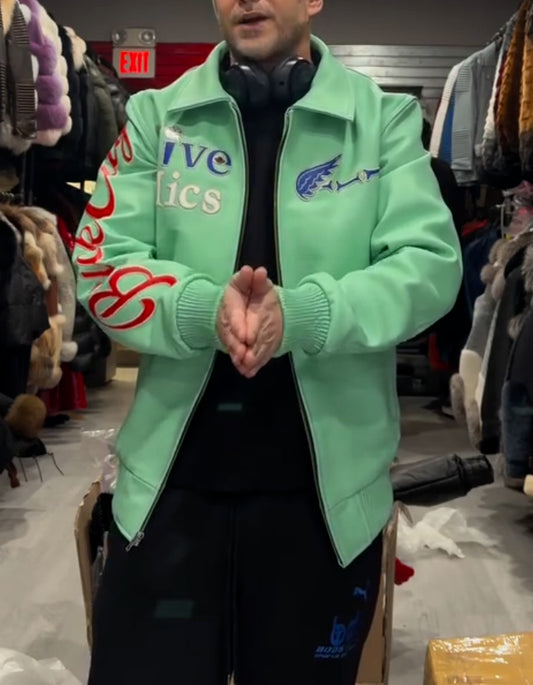 Green Bright Casual Jacket