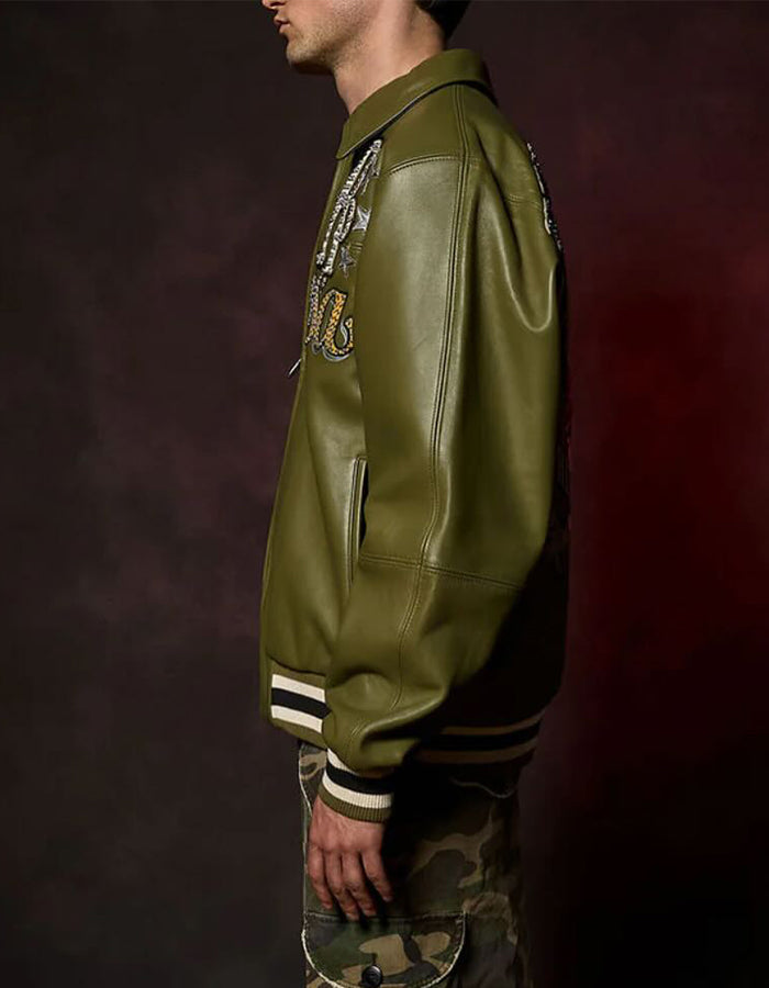 Green Embroidered Jacket