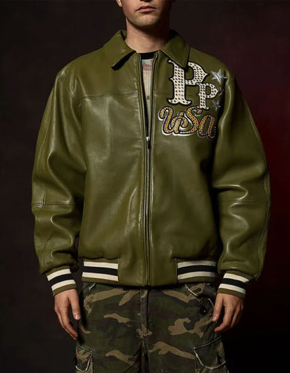 Green Embroidered Jacket