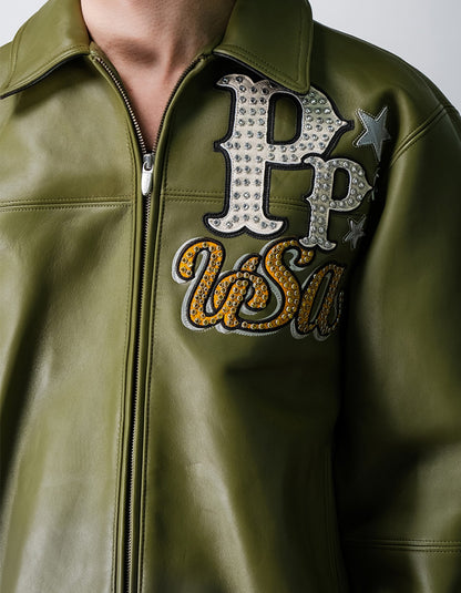 Green Embroidered Jacket