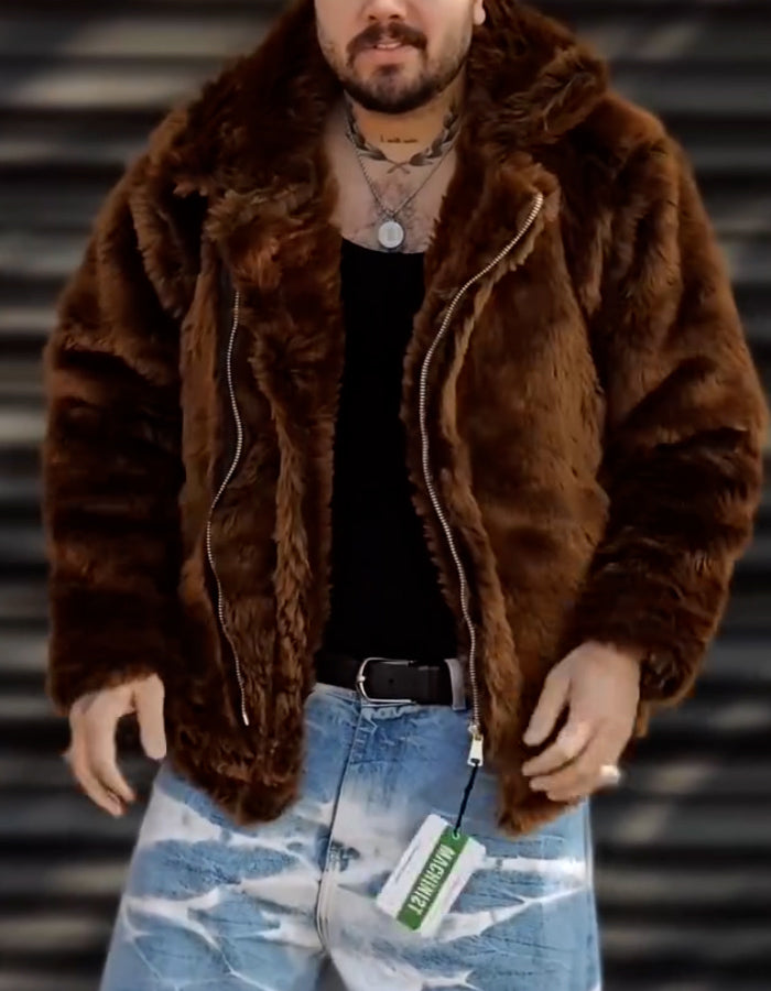 Warm Short Fur Coat