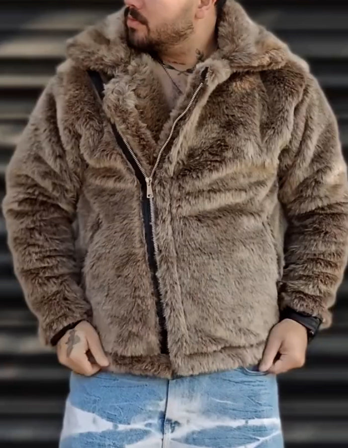 Warm Short Fur Coat