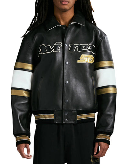 Leather Baseball Casual Jacket