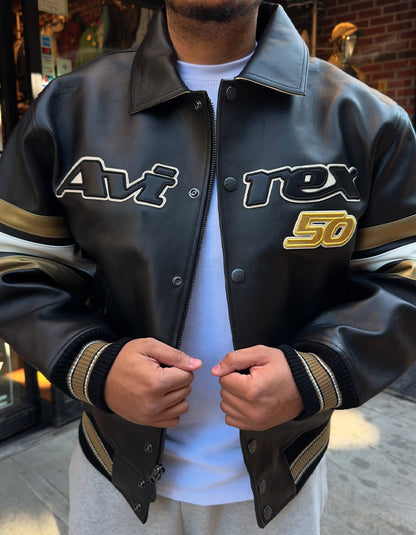 Leather Baseball Casual Jacket