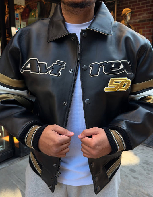 Leather Baseball Casual Jacket