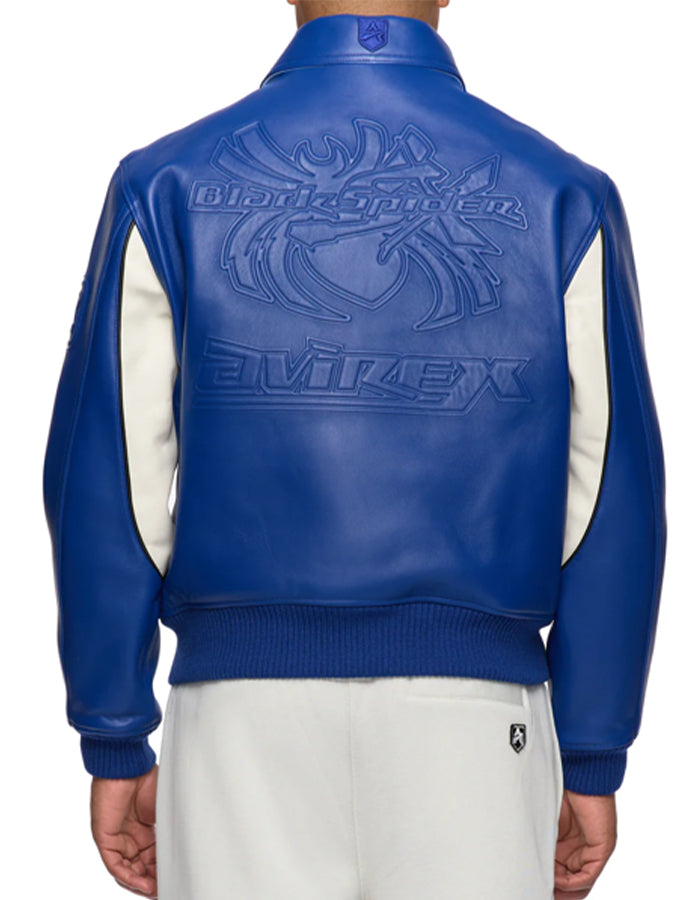 Leather Embroidery Casual Jacket