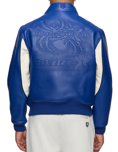 Leather Embroidery Casual Jacket