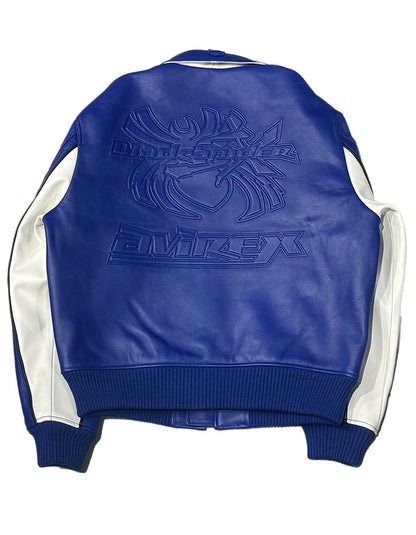 Leather Embroidery Casual Jacket