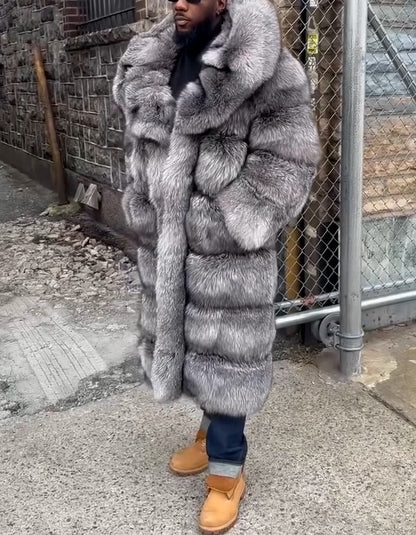 Gray Warm Long Coat