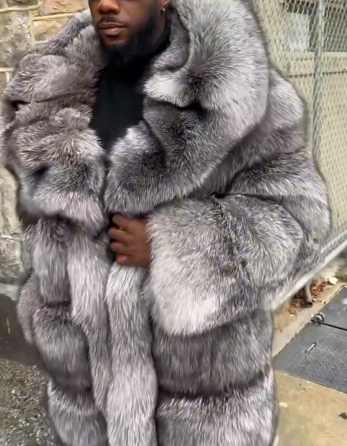 Gray Warm Long Coat