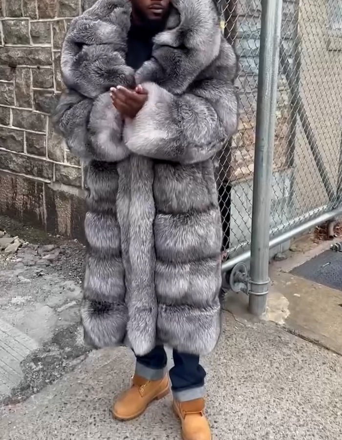 Gray Warm Long Coat